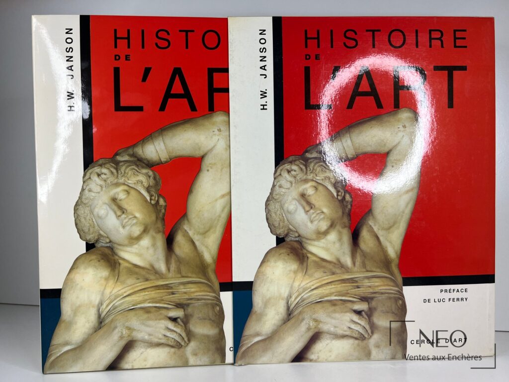 Couverture illustrée du livre Histoire de l'art de H.-W. Janson