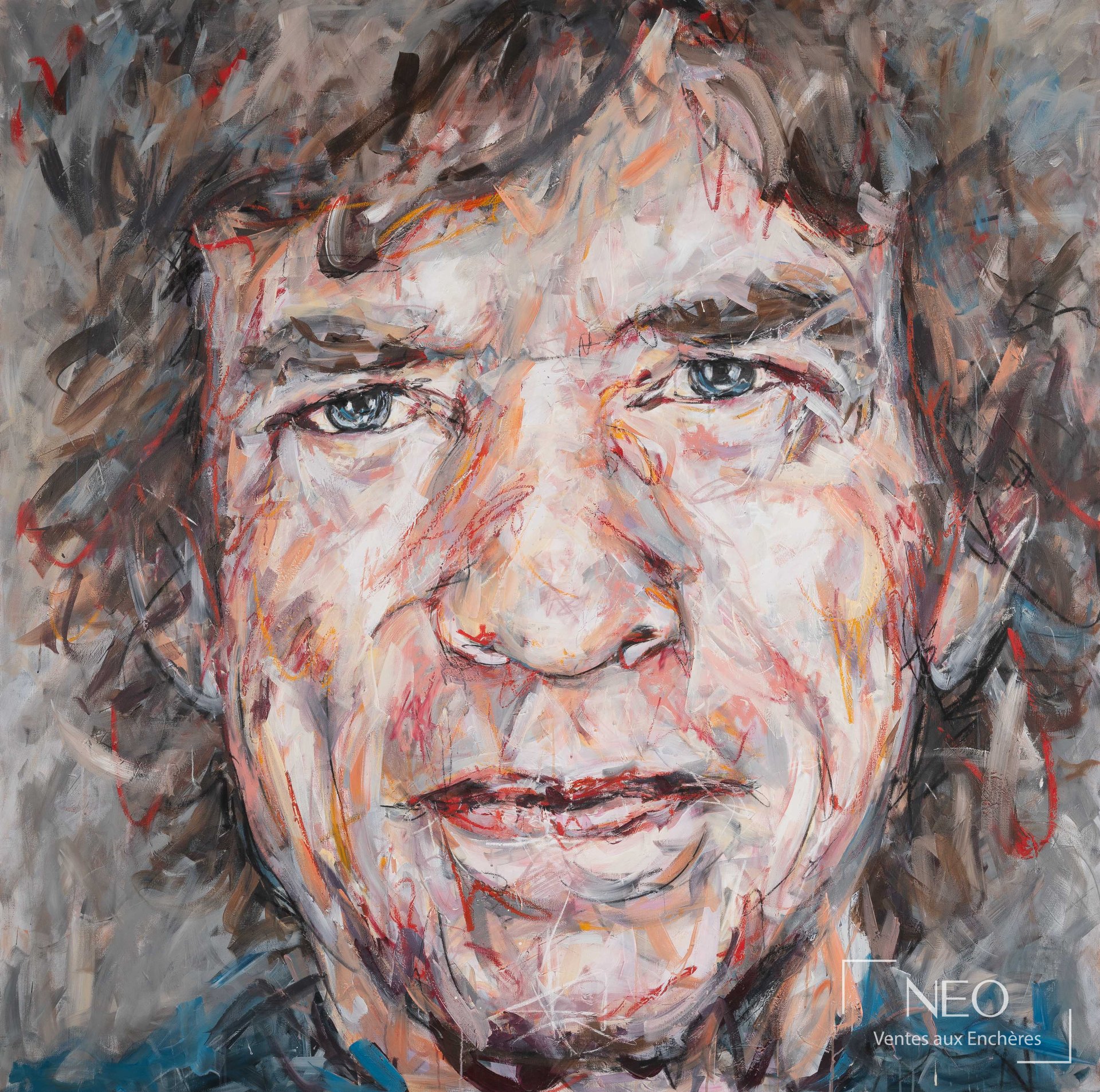 Portrait de Mick Jagger par Hom Nguyen