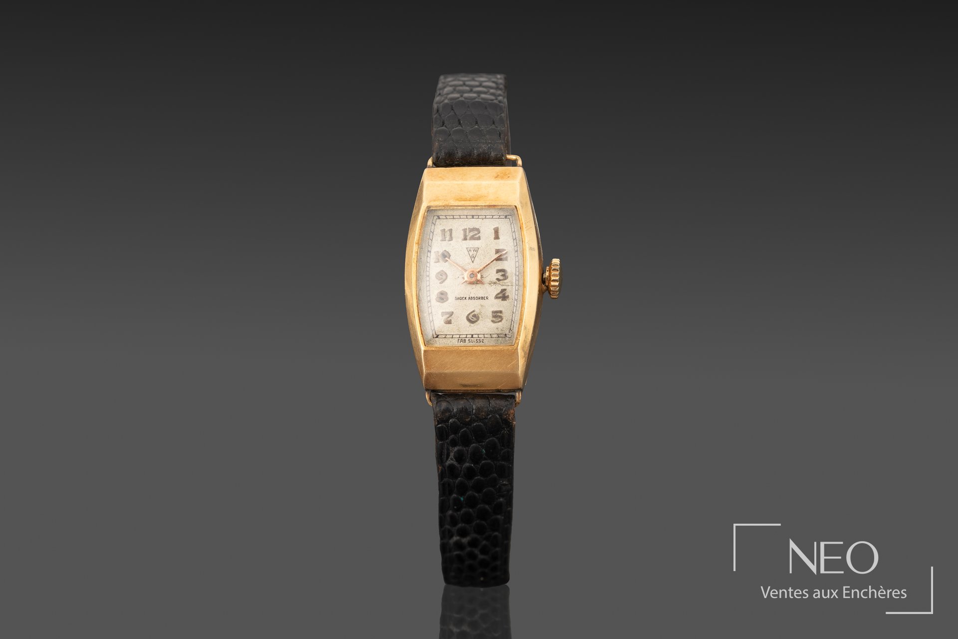 Montre bracelet HWG en or jaune