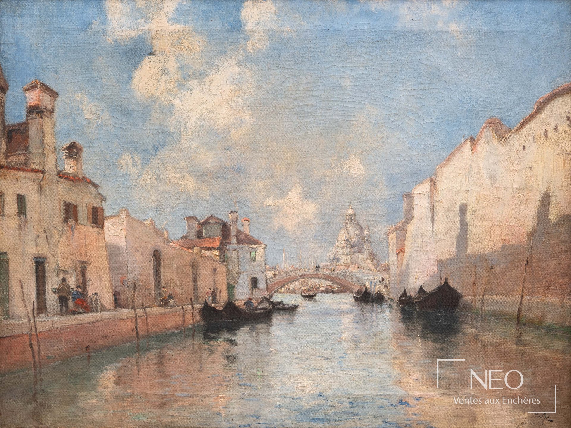 Iwill, Vue de l’église Santa Maria Della Salute depuis le Petit Canal