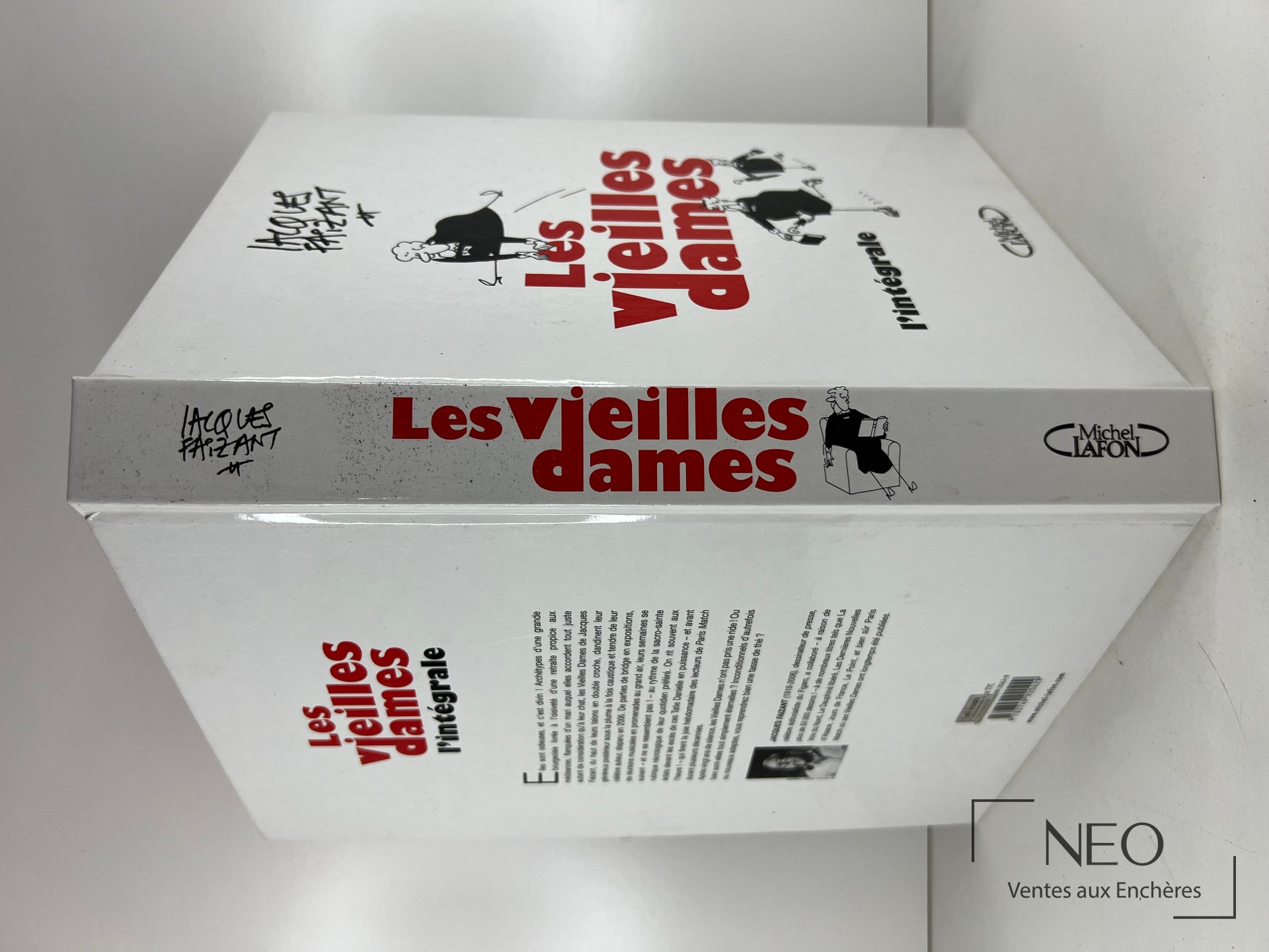 Couverture illustrée du livre Les vieilles dames de Jacques Faizants