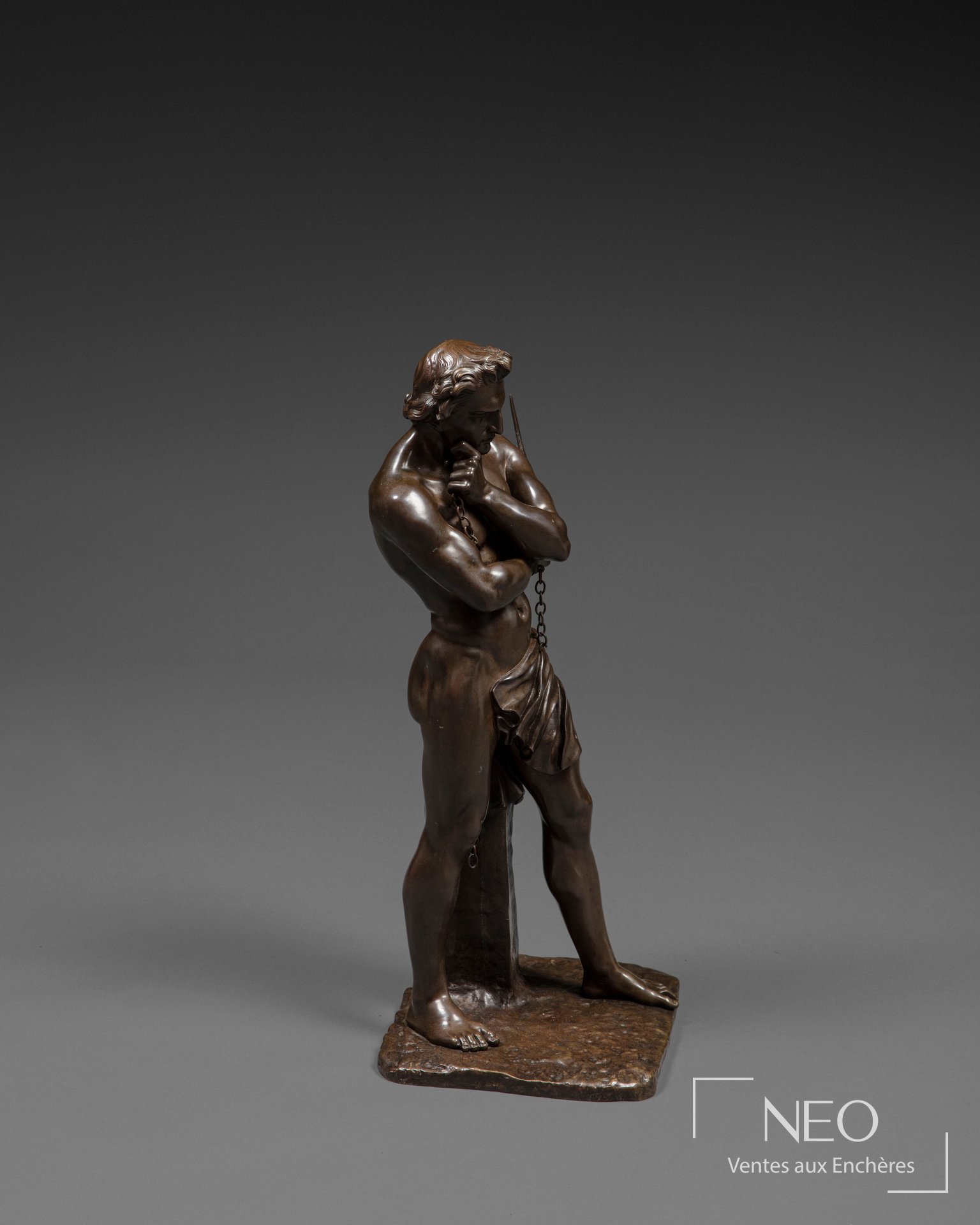 Bronze de Spartacus d’après Feuchère