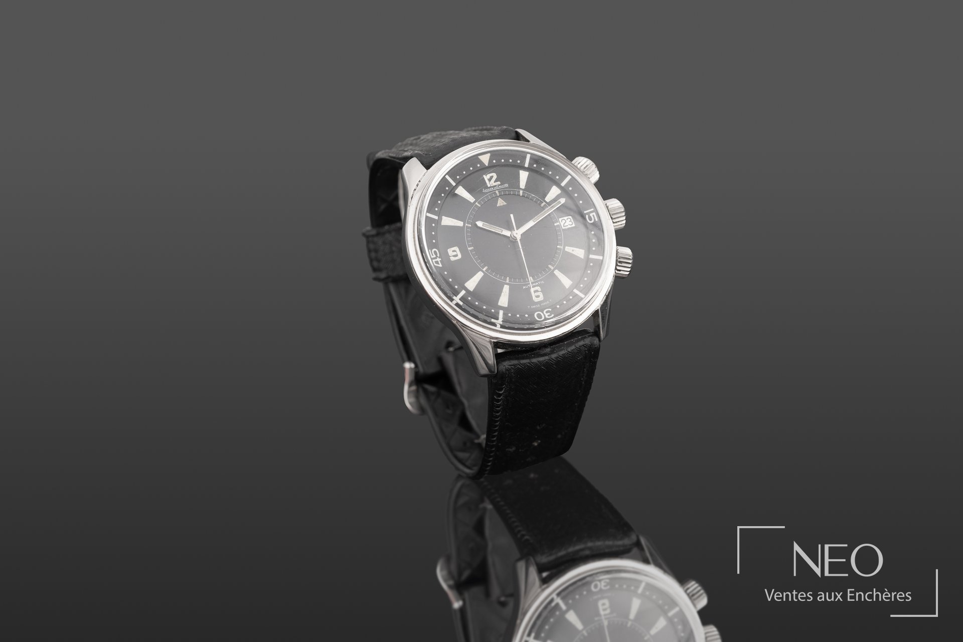 Montre Jaeger LeCoultre Mémovox Polaris en acier