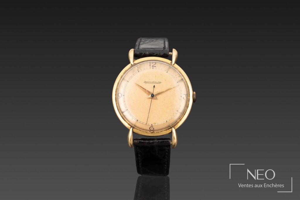 Montre Jaeger-LeCoultre ronde en or jaune