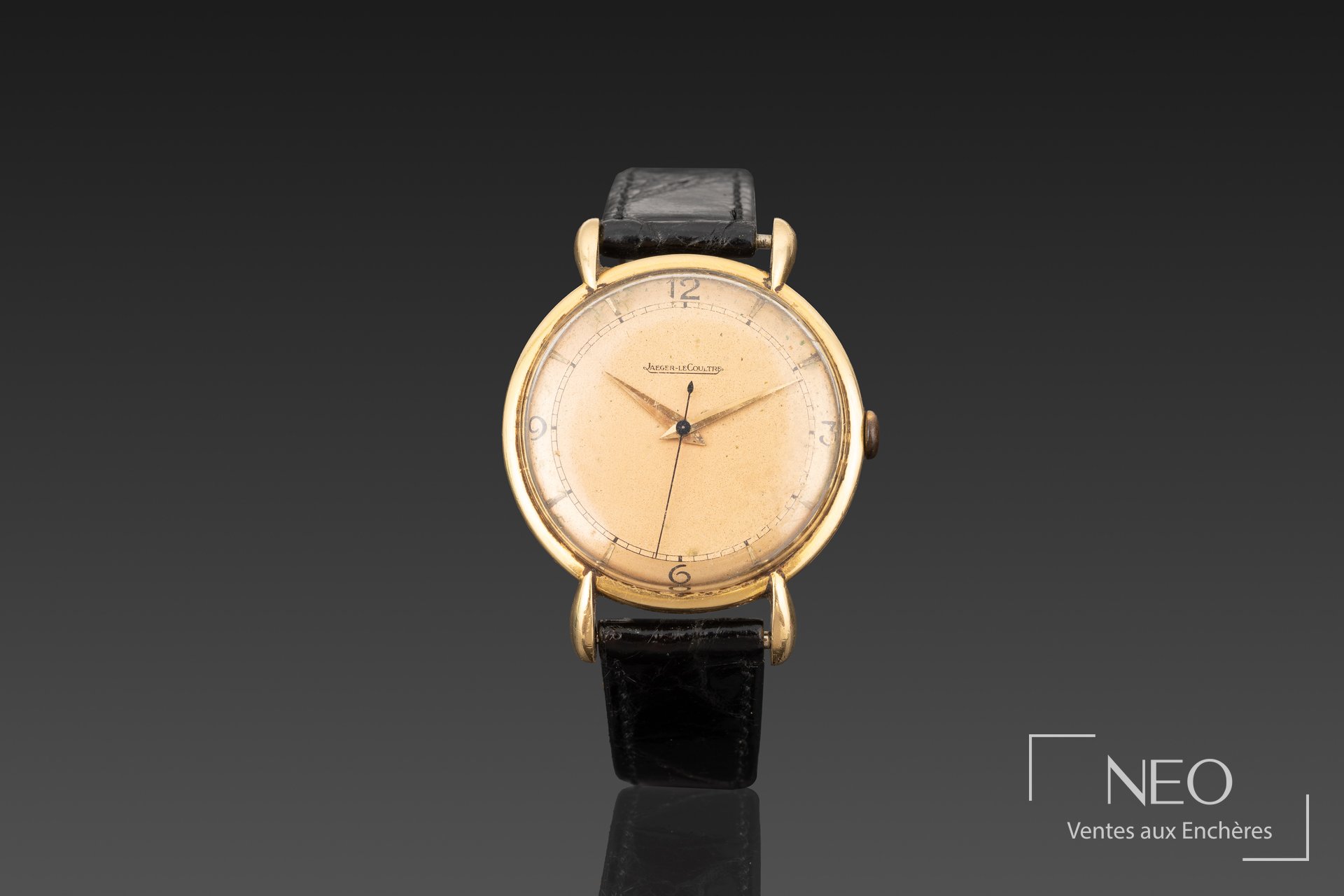 Montre Jaeger-LeCoultre ronde en or jaune