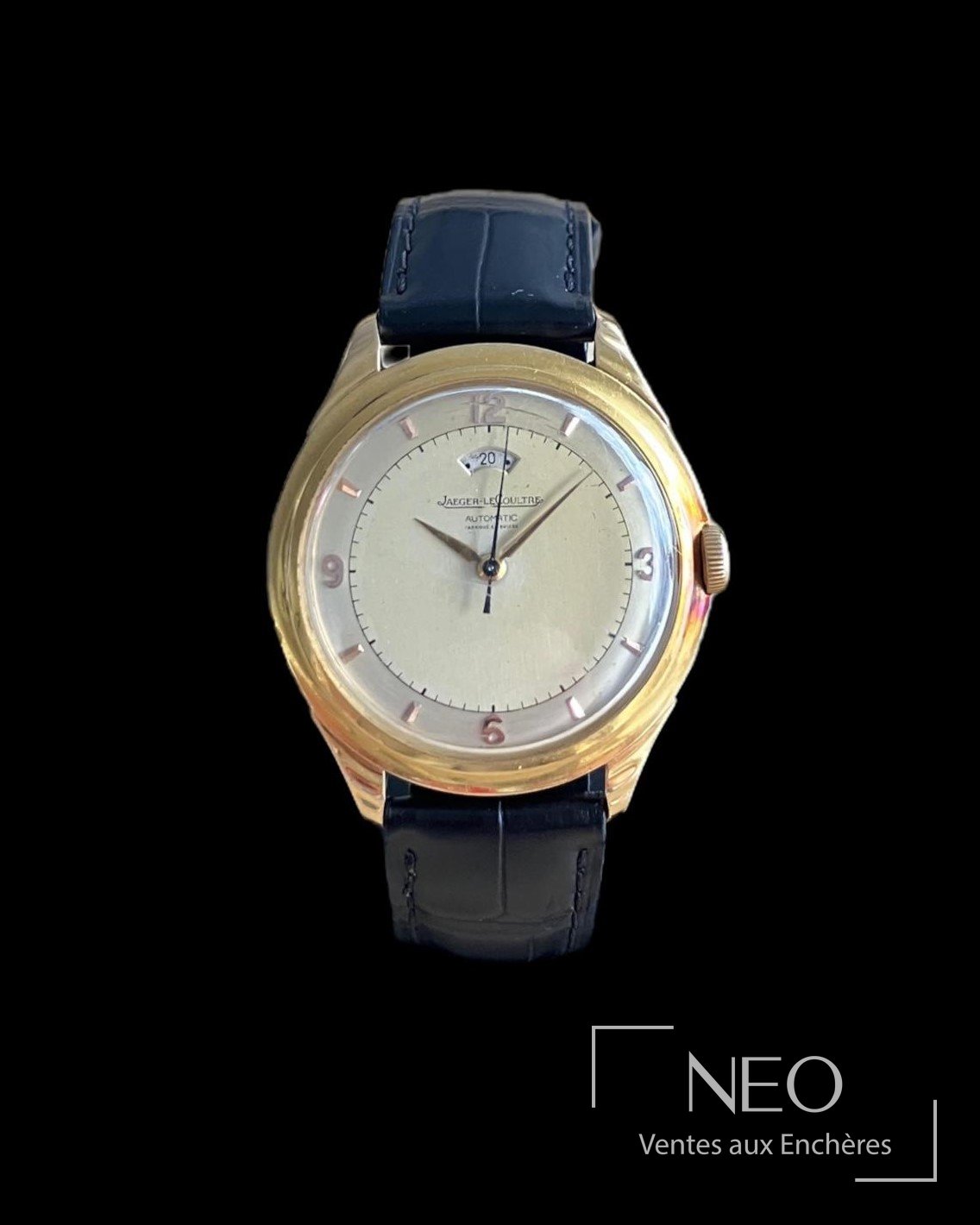 Montre Jaeger-LeCoultre ronde en or jaune