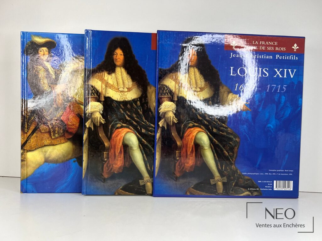 Coffret Louis XIV de Jean-Christian Petitfils avec deux volumes illustrés