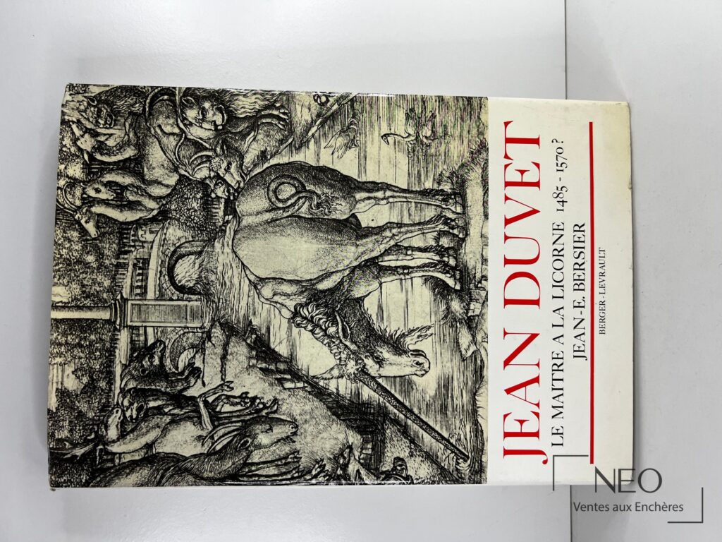 Couverture illustrée du livre Jean Duvet de Jean Eugène Bersier