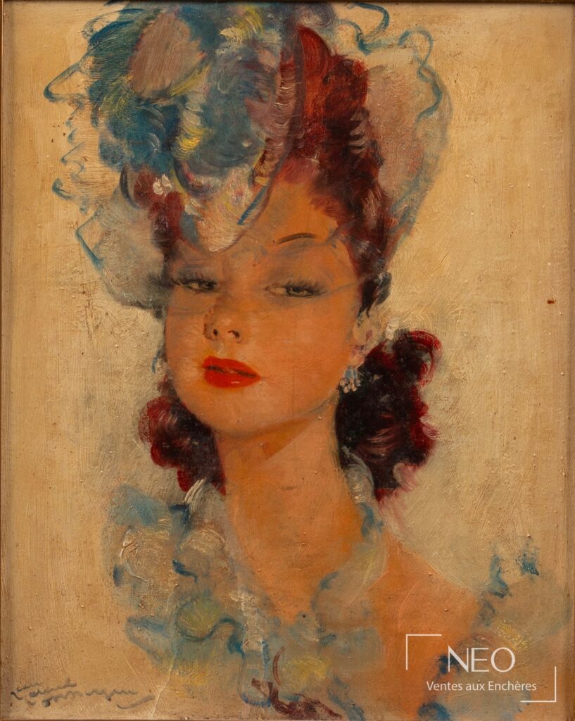 Portrait féminin au chapeau