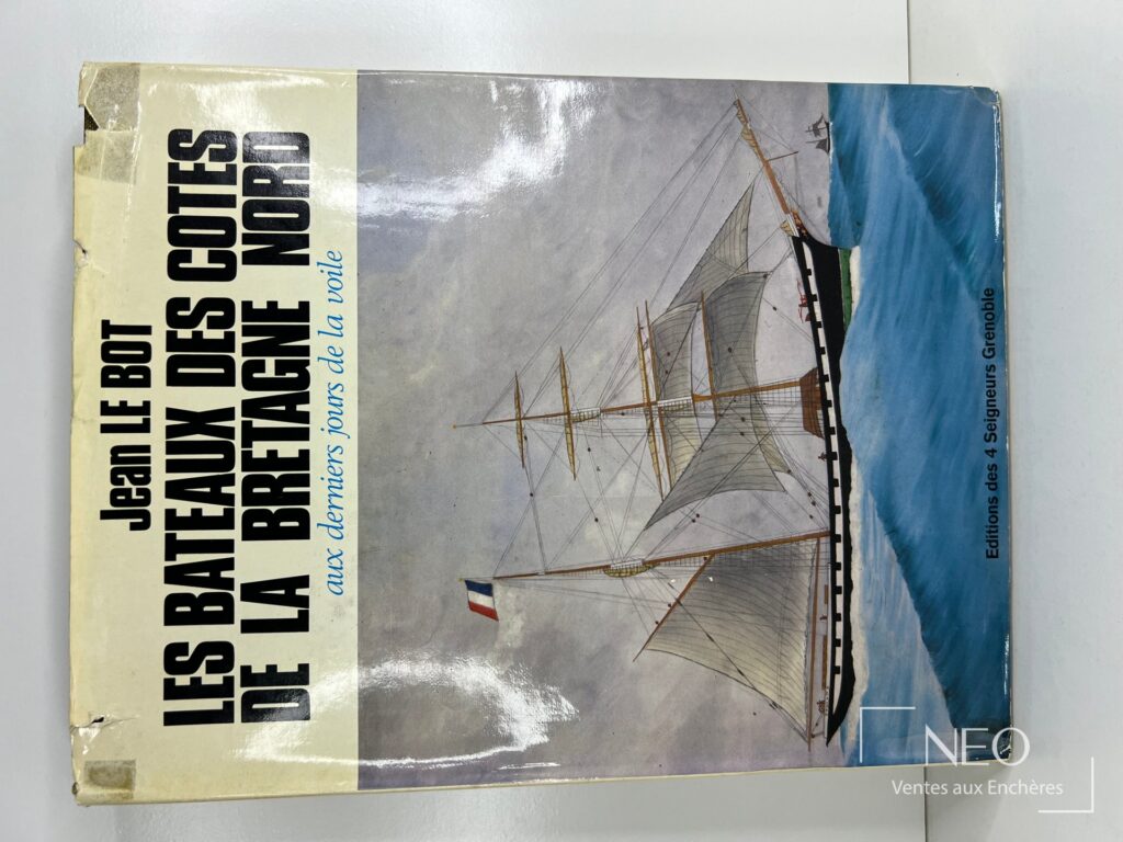 Couverture illustrée du livre Les Bateaux des côtes de la Bretagne Nord de Jean le Bot