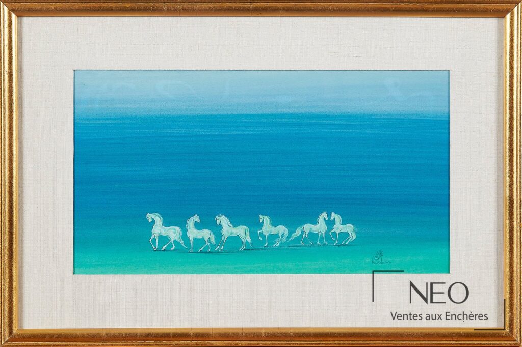 Chevaux galopants de Jellal Ben Abdallah