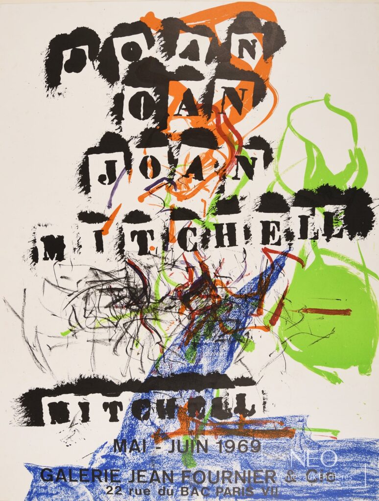 Affiche d’exposition Joan Mitchell