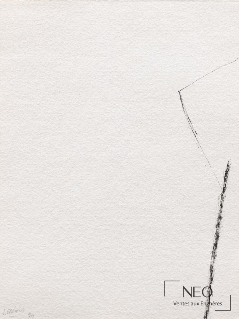Composition de Joël Frémiot sur papier découpé