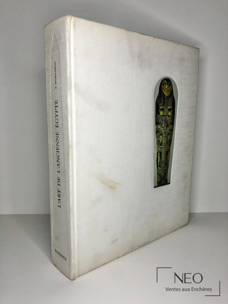 Couverture blanche de L'art de l'Ancienne Egypte avec vignette égyptienne en façade
