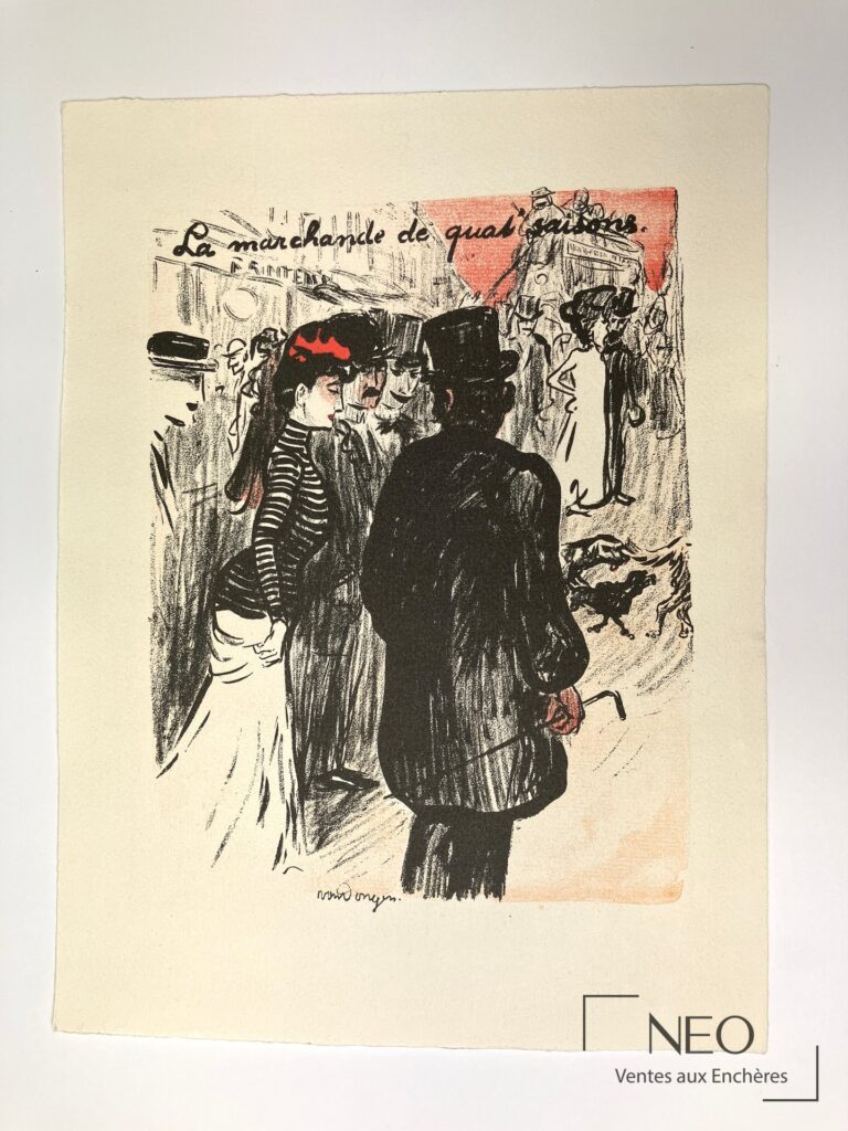 Lithographie en couleurs sur papier