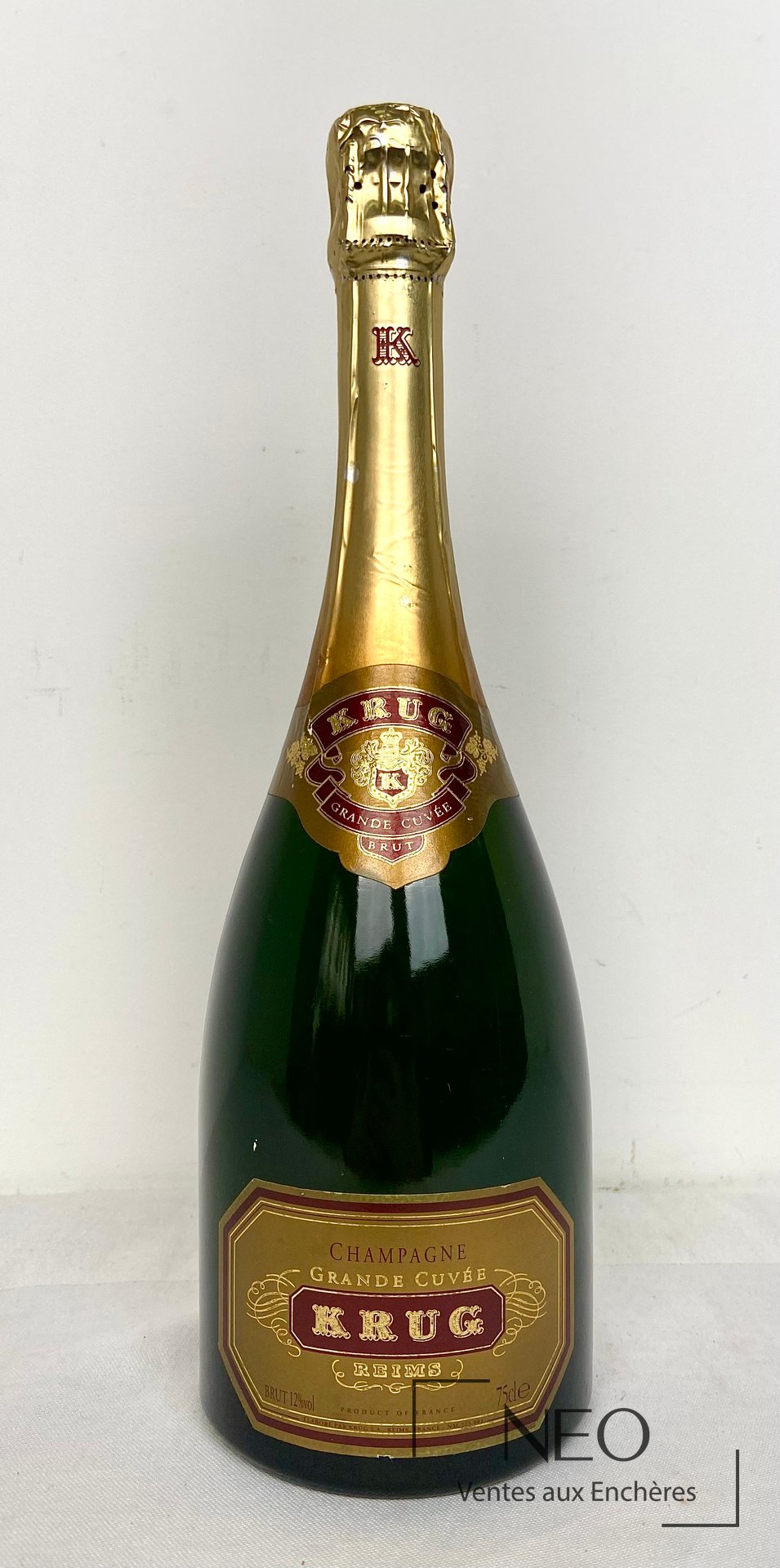 Bouteille de champagne Krug Grande Cuvée Brut