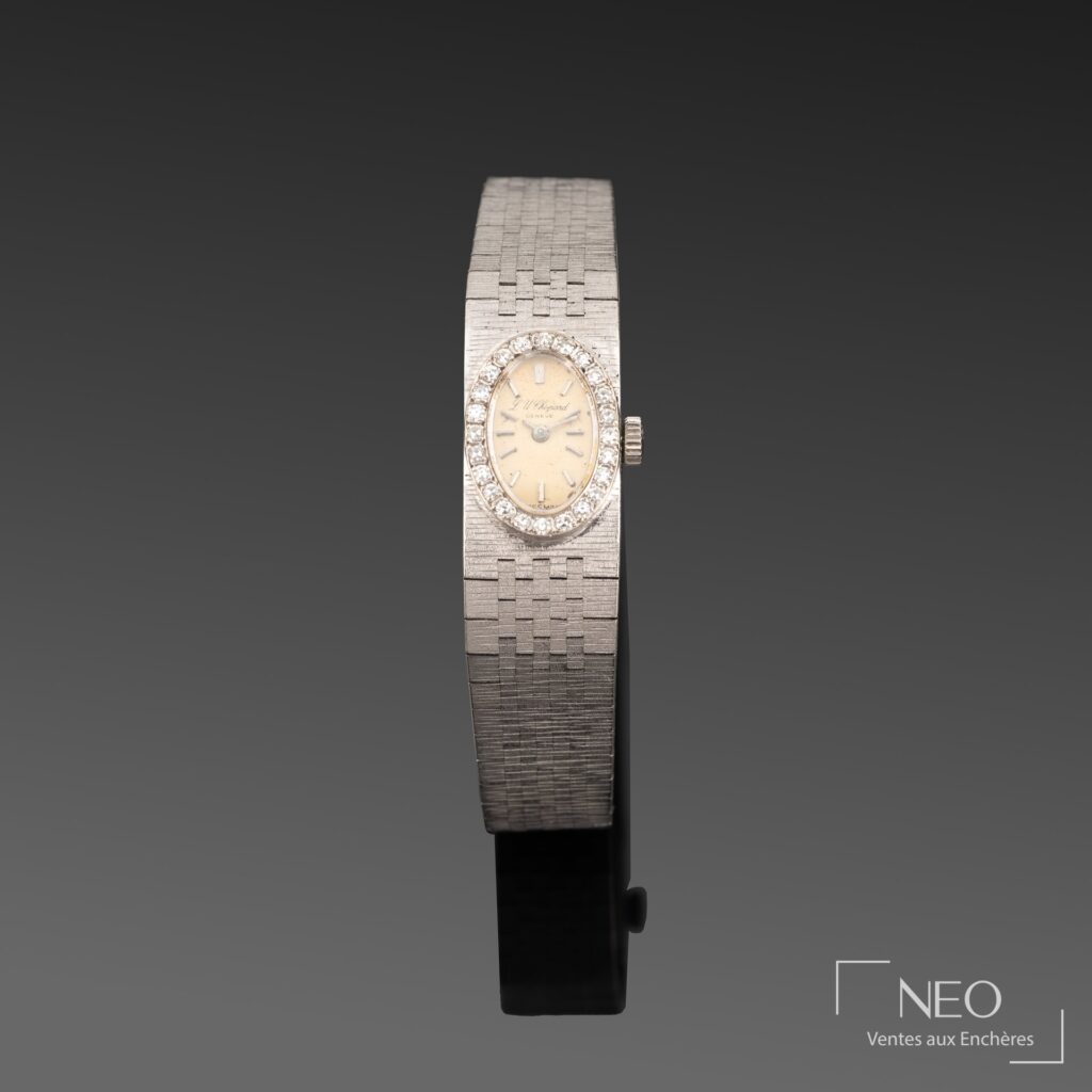 Montre bracelet L.U. Chopard rectangulaire