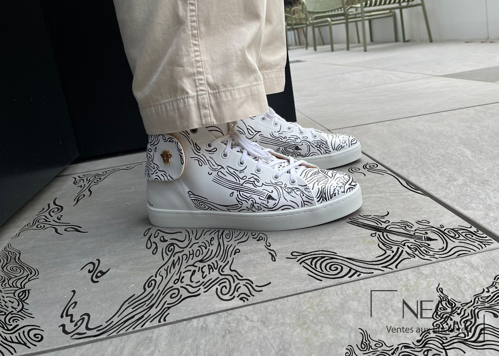 Paire de baskets FLOT de Léon DE NERVO et BARON PAPILLON