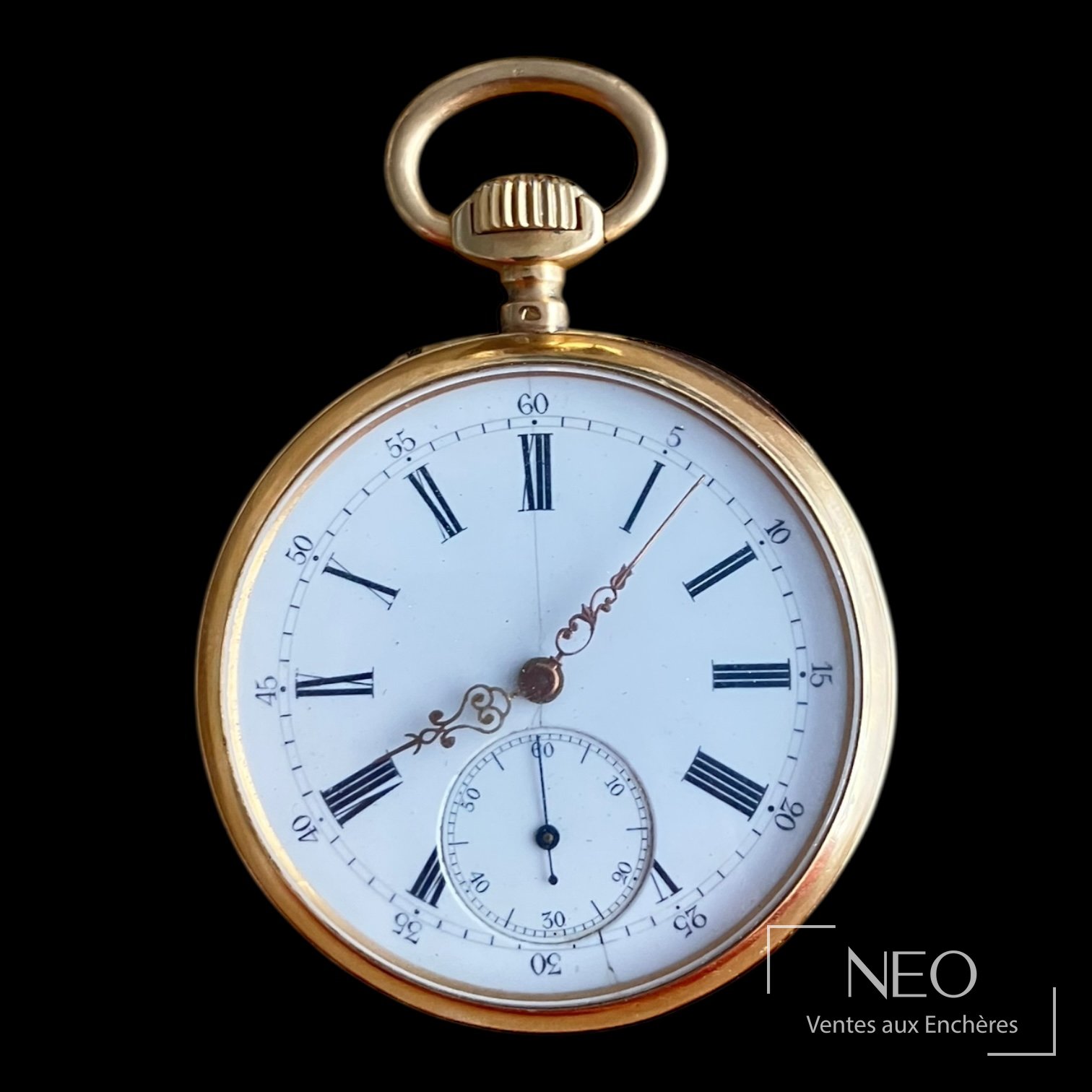 Montre à gousset en or jaune
