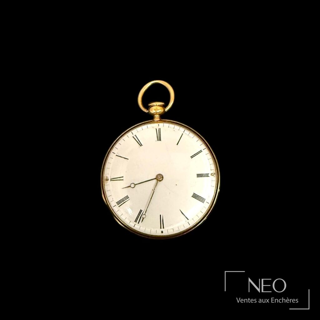 Montre à gousset LEROY & Fils en or jaune