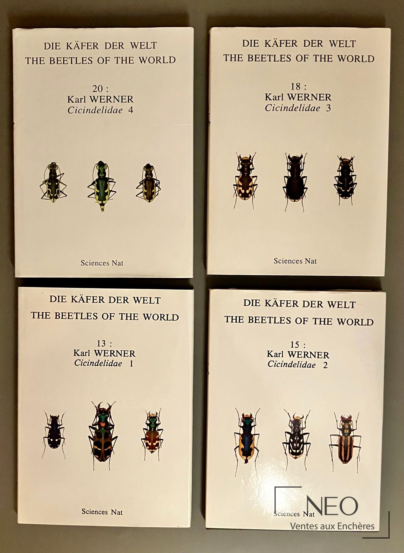 Les Coléoptères du Monde, tomes 13, 15, 18 et 20, Karl Werner