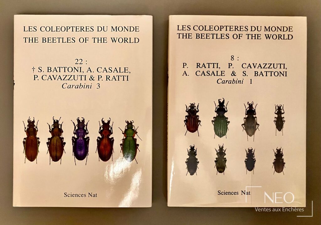 Deux couvertures des Coléoptères du Monde