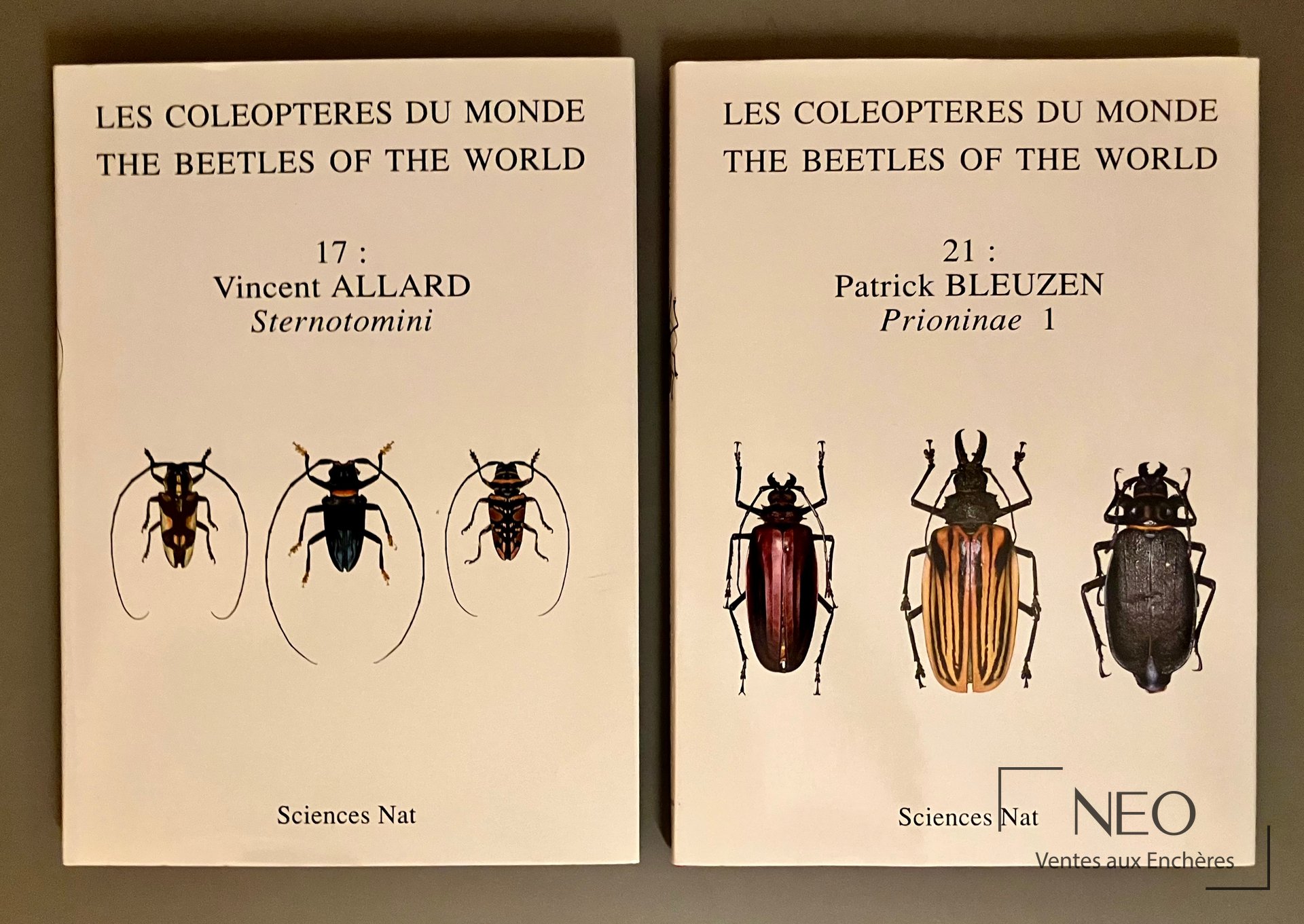 Les Coléoptères du Monde, tomes 17 et 21, Vincent Allard et Patrick Bleuzen