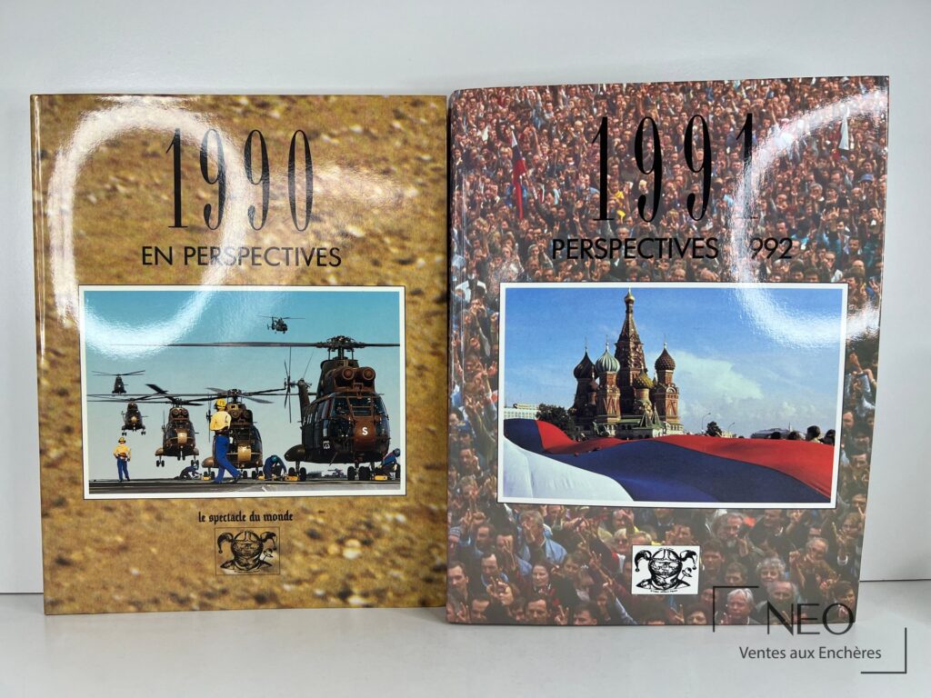 Deux volumes illustrés 1990 En Perspectives et 1991 Perspectives 1992