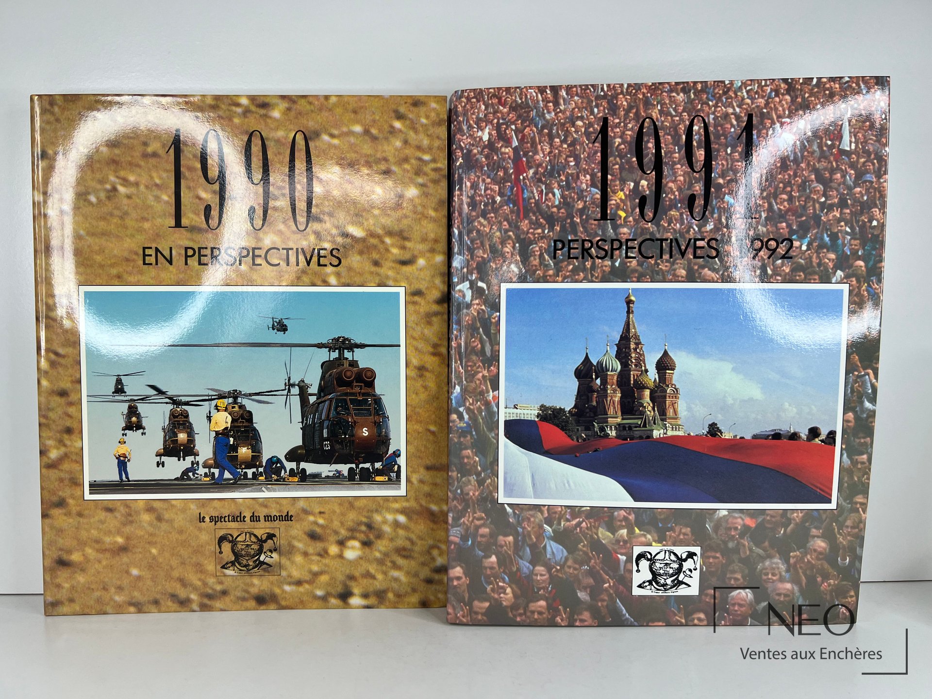 Deux volumes illustrés 1990 En Perspectives et 1991 Perspectives 1992
