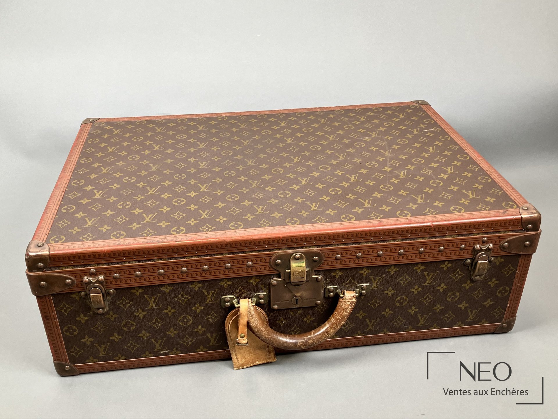 Valise Louis Vuitton Alzer 70 en toile Monogram