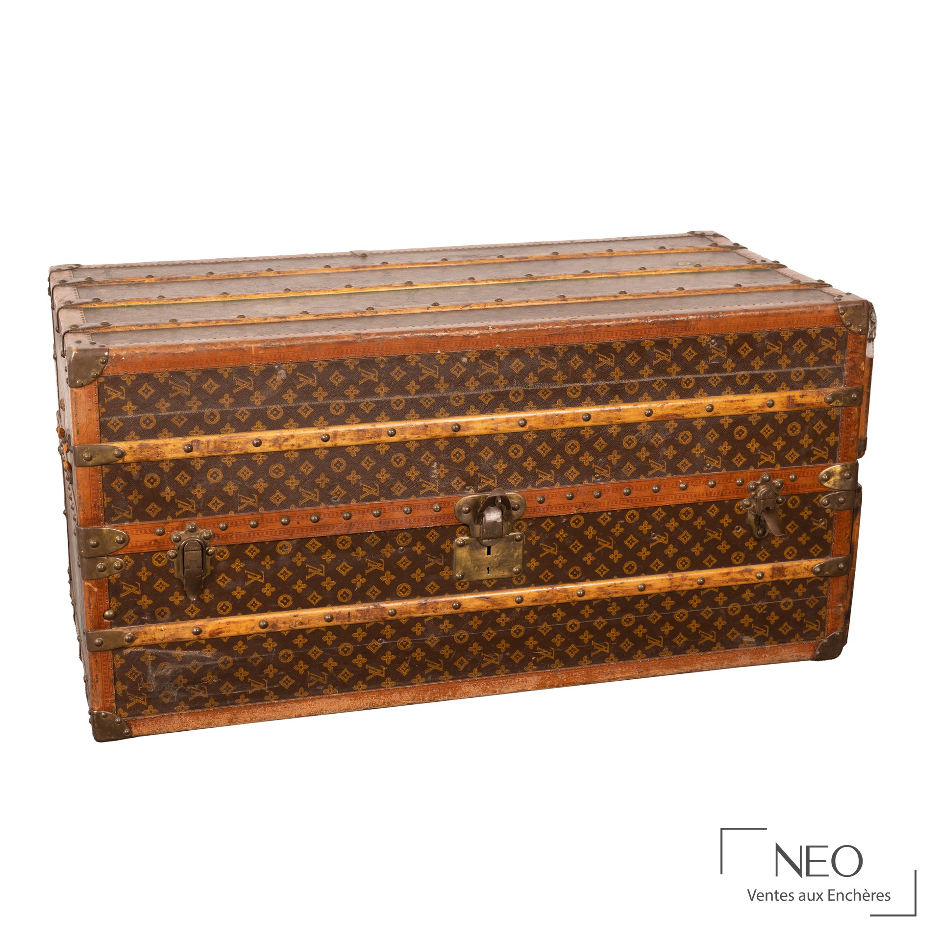 Malle armoire Louis Vuitton en toile monogramme