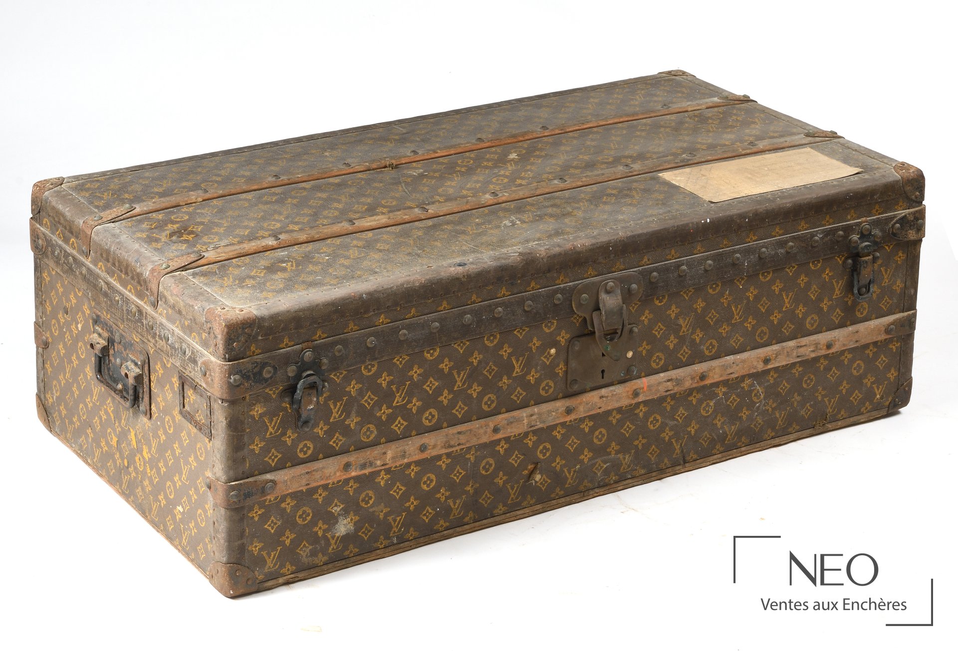 Malle cabine Louis Vuitton en toile monogram