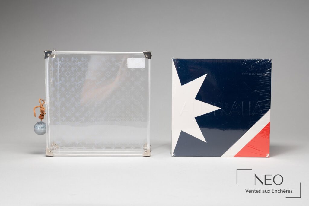 Coffret Louis Vuitton en plexiglas et boîte de puzzle America's Cup