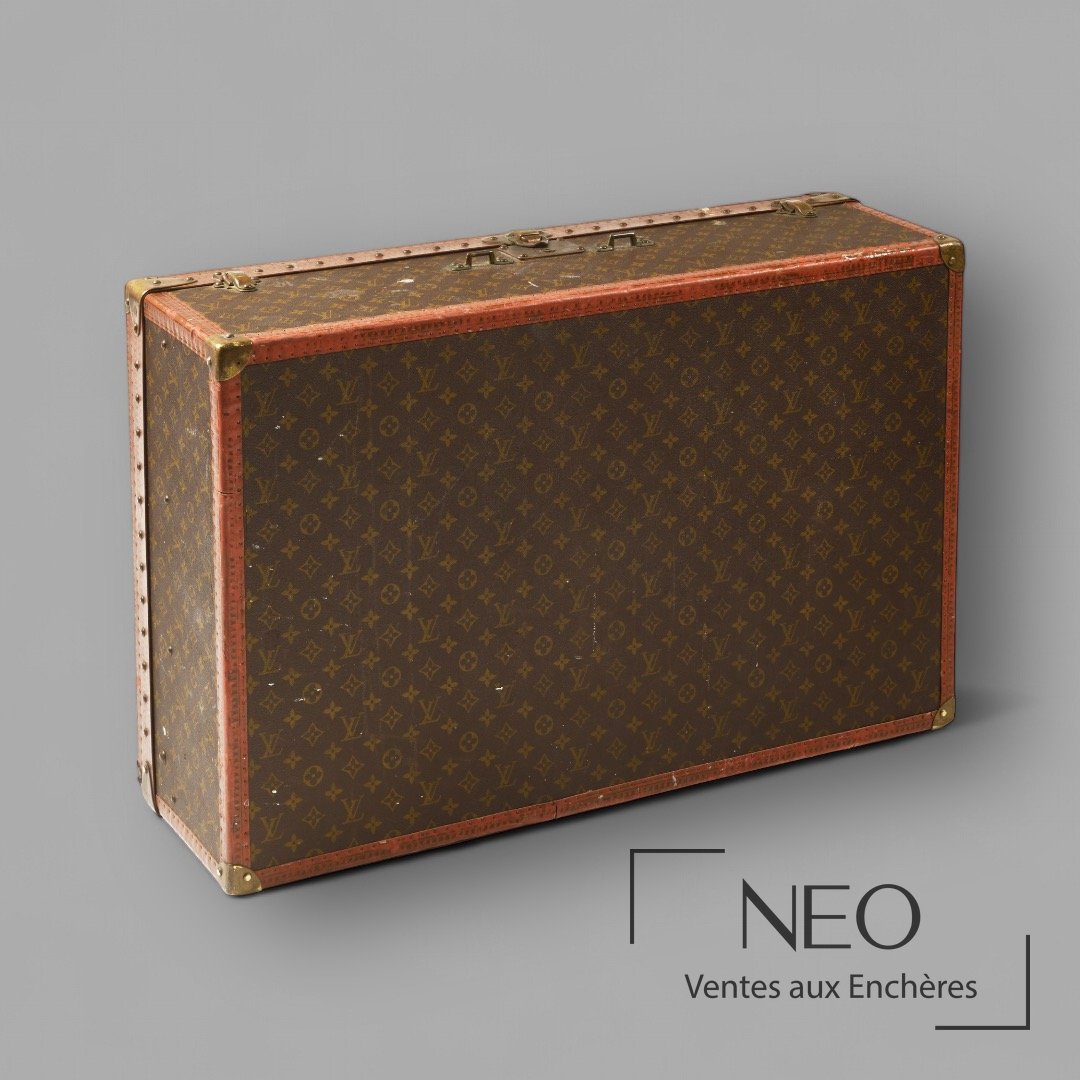 Louis Vuitton Valise Alze, malle cabine en toile monogrammée