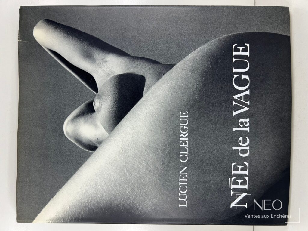 Couverture illustrée du livre Née de la Vague de Lucien Clergue
