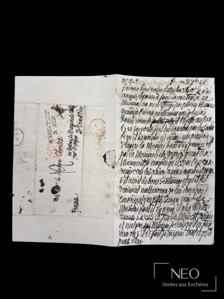 Lettre autographe de Madame Royale