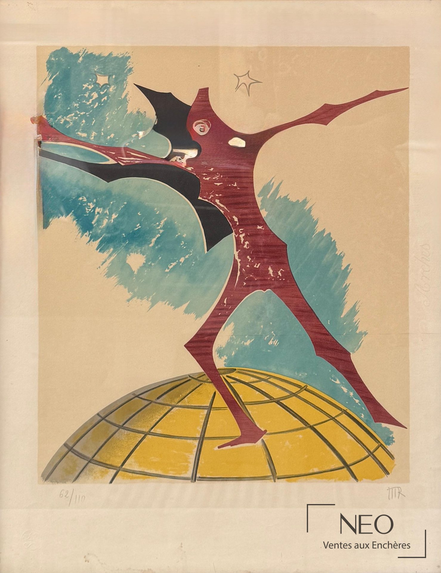 Man Ray, Rébus, lithographie en couleurs sur vélin d’Arches, 1972