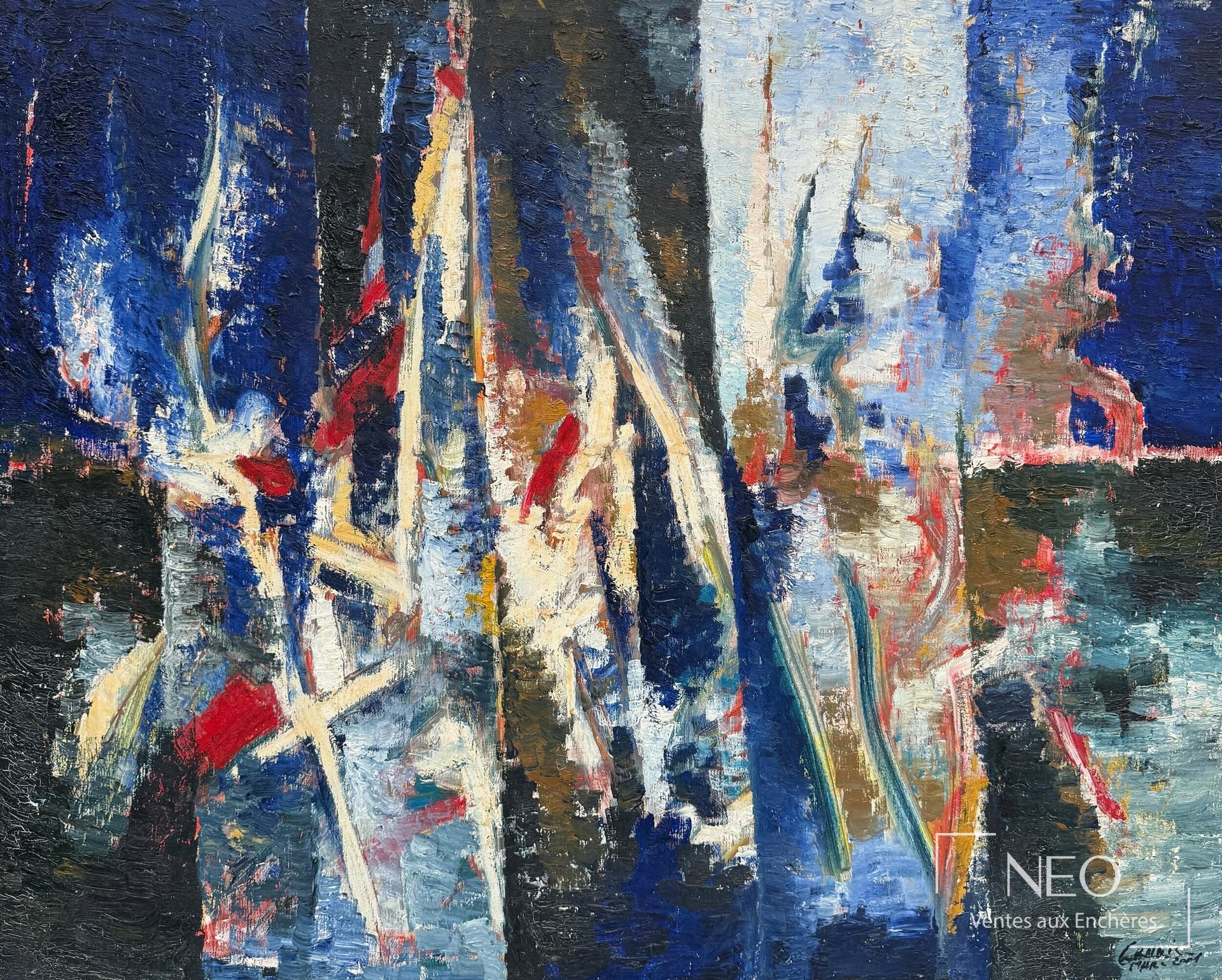 Composition abstraite de Marc Granier