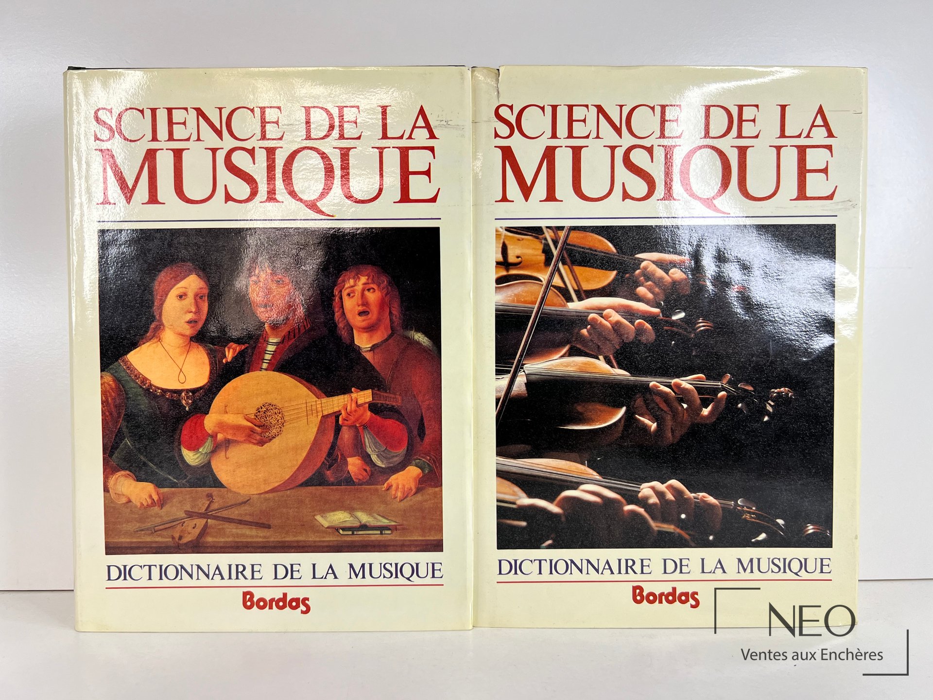 Deux volumes de Science de la Musique de Marc Honegger
