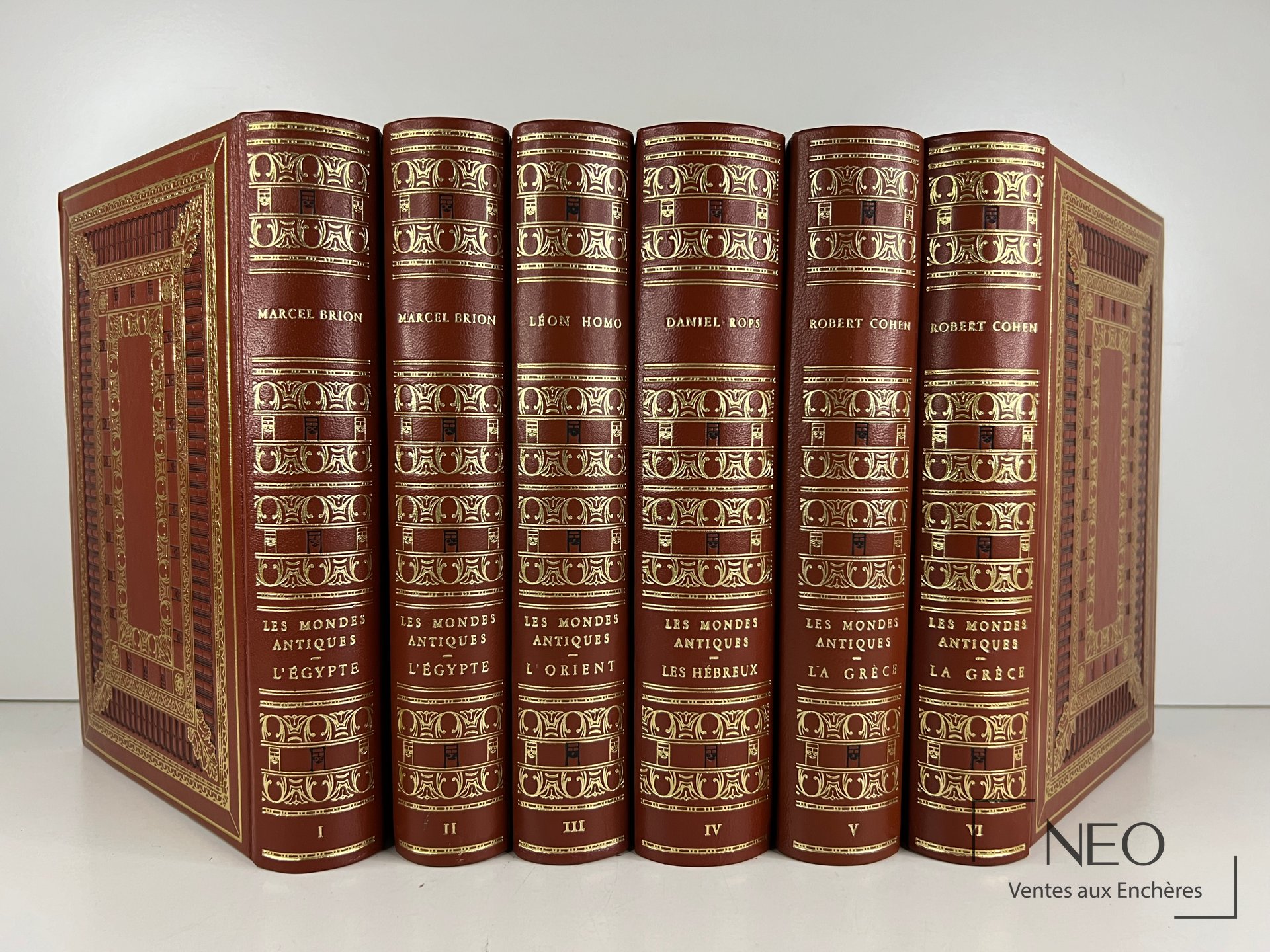Six volumes reliés de Marcel Brion