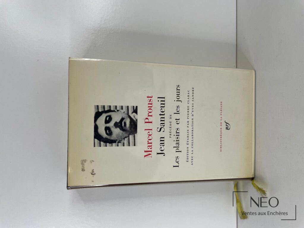 Couverture de Jean Santeuil de Marcel Proust sous jaquette illustrée