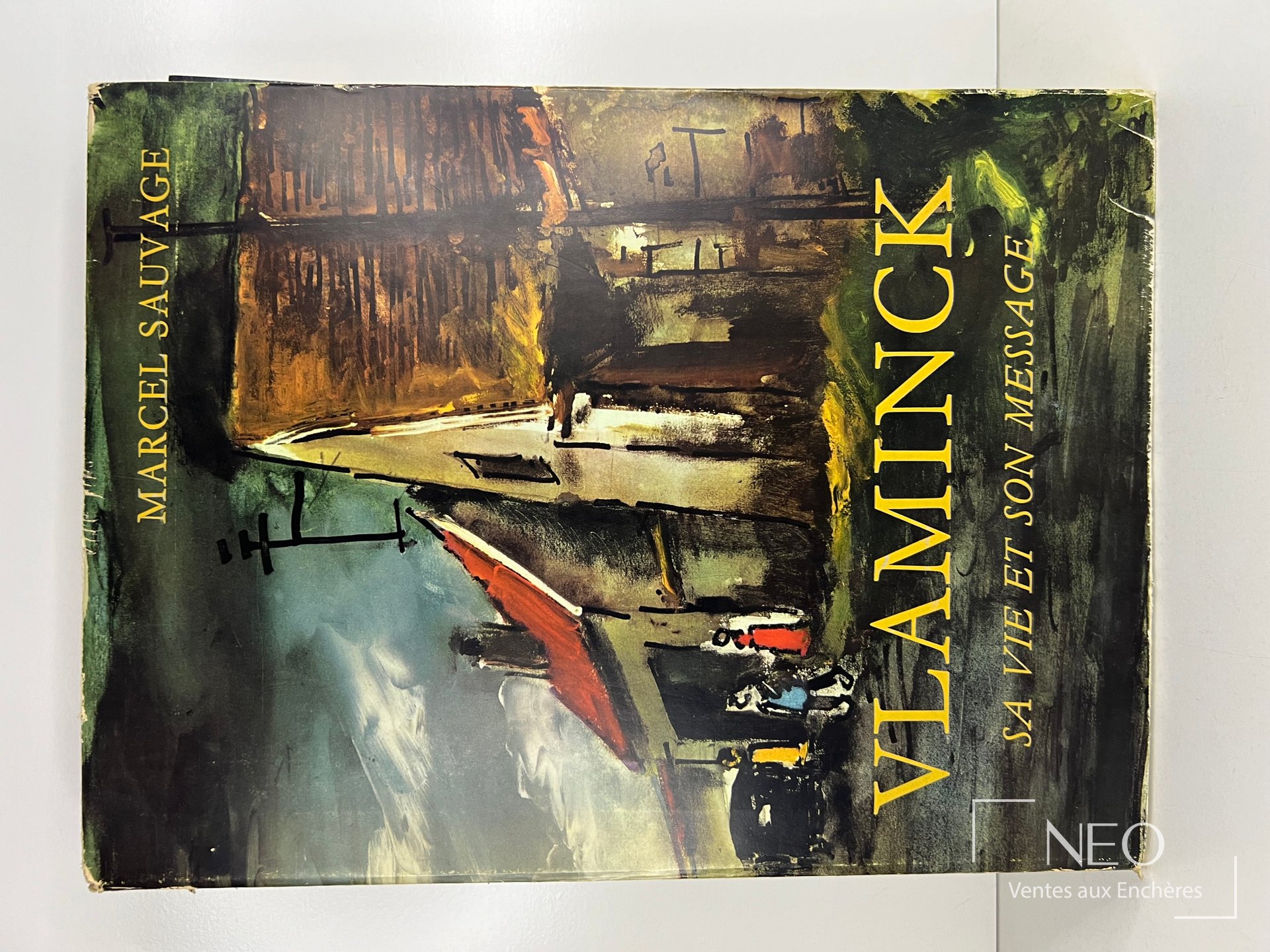 Couverture illustrée du livre Vlaminck Sa vie et son message de Marcel Sauvage