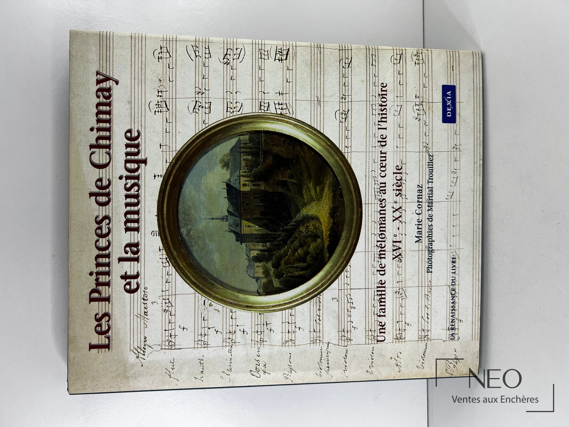 Couverture du livre Les Princes de Chimay et la musique de Marie Cornaz avec jaquette illustrée
