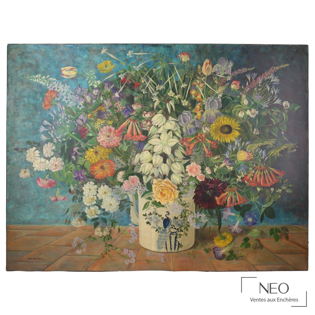 Nature morte fleurie de Marie Pochez