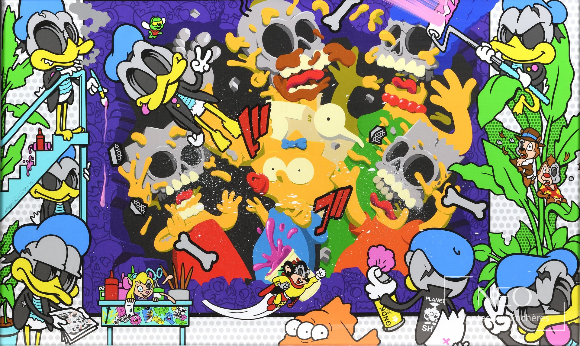 Tirage coloré de Matt Gondek d'après Shattered Dreams