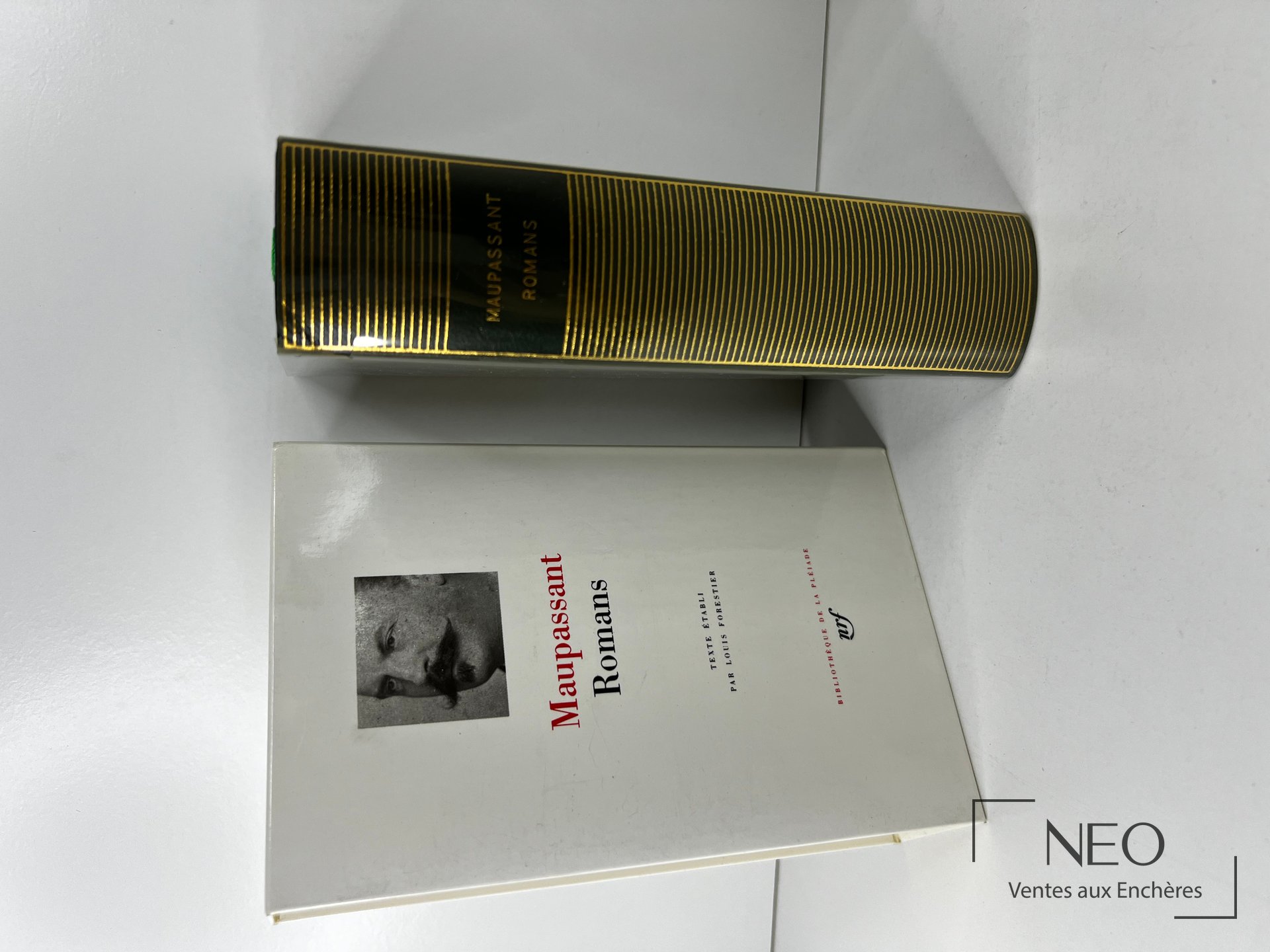 Volume de Maupassant Romans en cartonnage noir et or