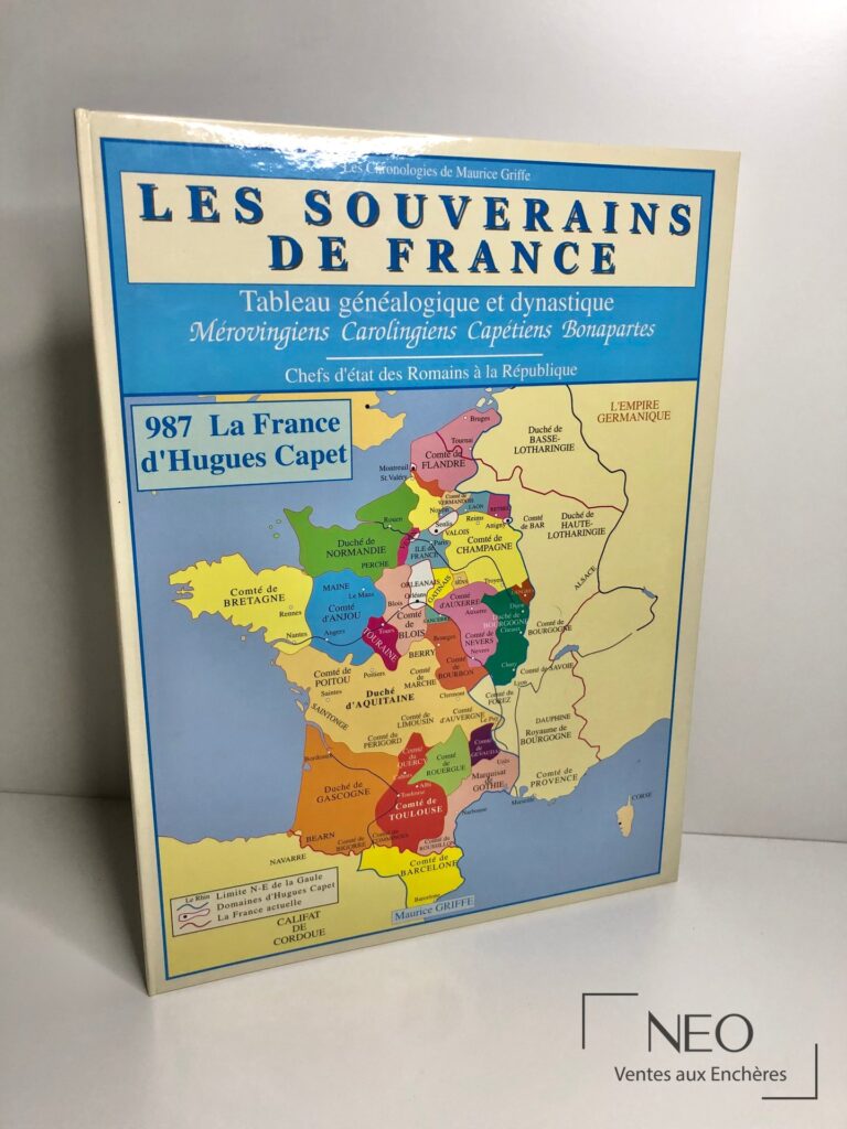 Couverture illustrée de Les Souverains de France par Maurice Griffe