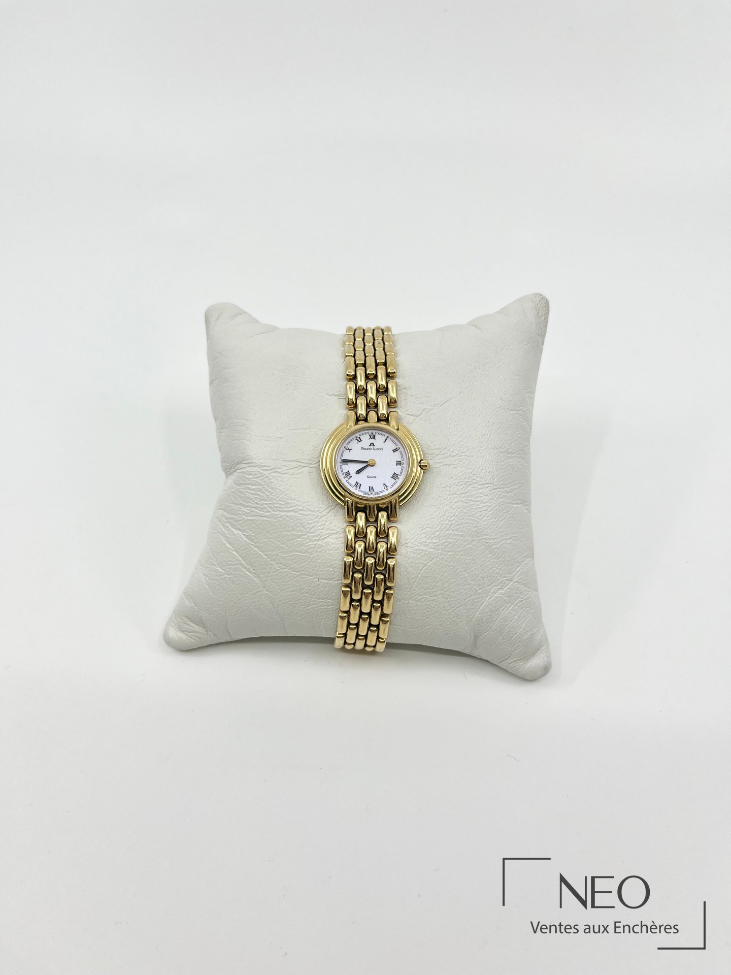 Maurice Lacroix montre de dame en or jaune 18 carats à mouvement quartz