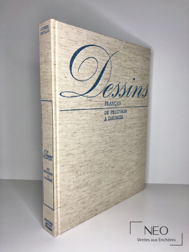 Couverture d’un livre de Maurice Serullaz en tissu gris avec titre bleu
