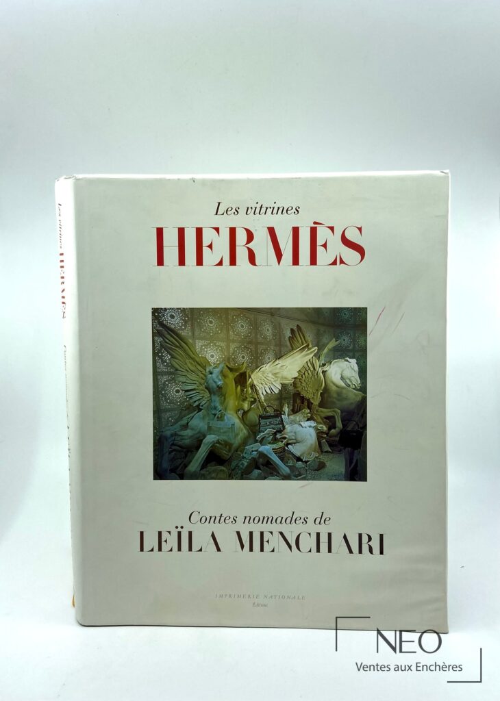 Couverture du livre Les vitrines Hermès de Michèle Gazier